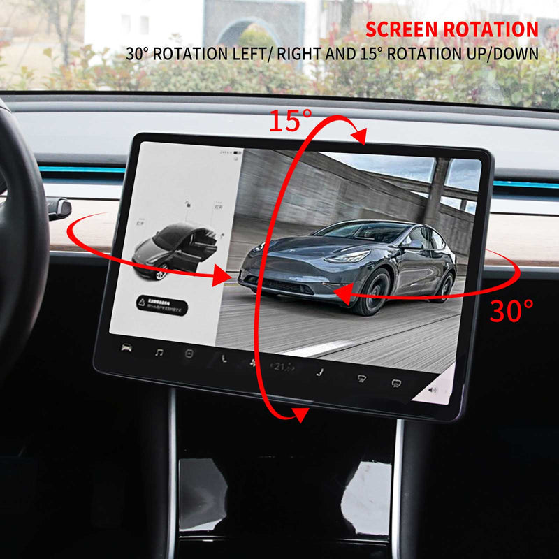 2017-2022 Tesla Model 3 & 2020-2022 Tesla Model Y Center Console Navigation Screen Rotating Holder
